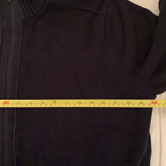 Eddie Bauer Full Zip Cotton Heavy Warm Men’s Sweater Size T XL - Picture 5 of 13